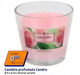 Action Candela profumata Candra offerta