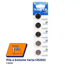 Action Pile a bottone Varta CR2032 offerta