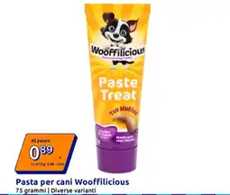 Action Pasta per cani Wooffilicious offerta