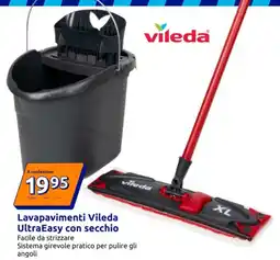 Action Lavapavimenti Vileda UltraEasy con secchio offerta