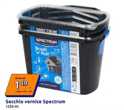 Action Secchio vernice Spectrum offerta