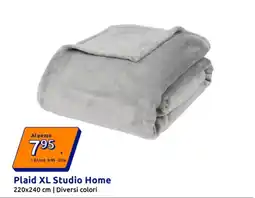 Action Plaid XL Studio Home offerta