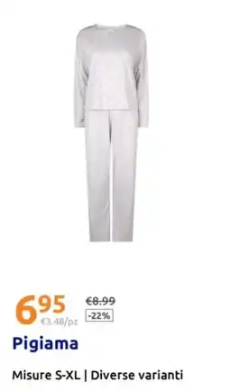 Action Pigiama offerta