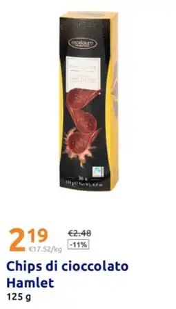 Action Chips di cioccolato Hamlet offerta