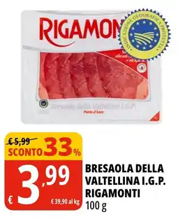 Tigros Bresaola della Valtellina I.G.P. Rigamonti offerta