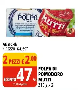Tigros Polpa di pomodoro Mutti offerta