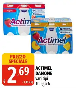 Tigros Actimel Danone offerta