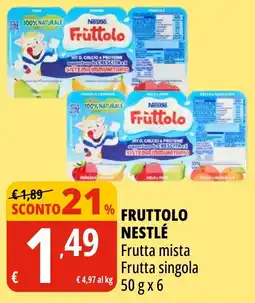 Tigros Fruttolo Nestlé offerta