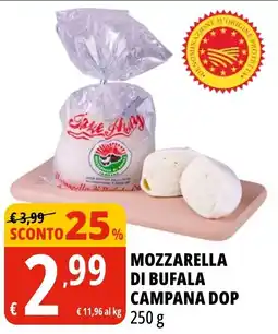 Tigros Mozzarella di bufala campana dop offerta