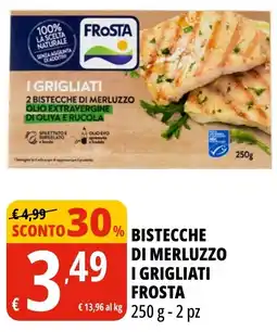 Tigros Bistecche di merluzzo i grigliati frosta offerta
