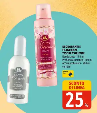Tesori d'Oriente Deodoranti e fragranze