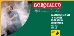 Tigros Bagnodoccia gel in mousse abbraccio borotalco offerta