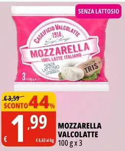 Tigros Mozzarella Valcolatte offerta