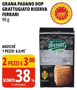 Tigros Grana Padano Riserva Ferrari offerta
