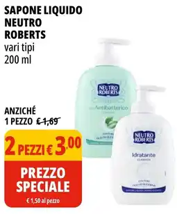 Tigros Sapone liquido neutro Roberts offerta