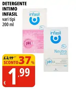 Tigros Detergente intimo Infasil offerta
