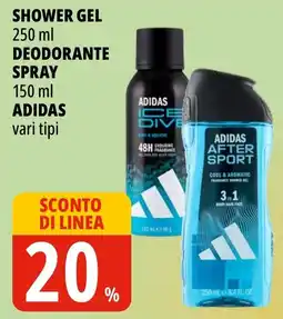 Tigros Shower gel Adidas offerta