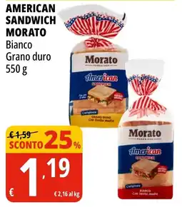 Tigros American Sandwich Morato offerta