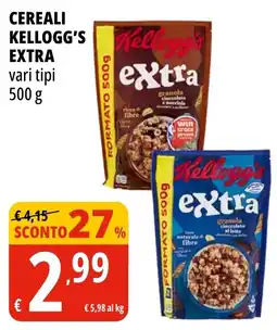 Tigros Cereali Kellogg's Extra offerta