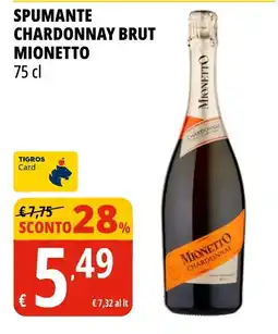 Tigros Spumante Chardonnay Brut Mionetto offerta