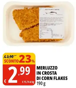 Tigros Merluzzo in crosta di corn flakes offerta