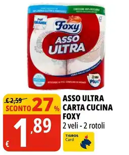 Tigros Carta cucina Foxy offerta