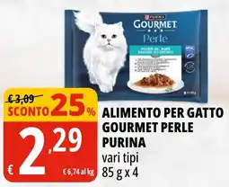 Tigros Alimento per gatto Gourmet Perle Purina offerta