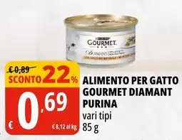 Tigros Purina alimento per gatto gourmet diamant offerta