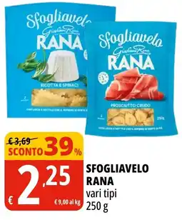 Tigros Sfogliavelo Rana offerta
