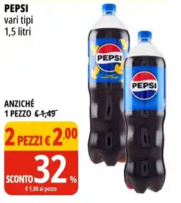 Tigros Pepsi vari tipi offerta