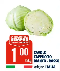 Tigros Cavolo Cappuccio Bianco - Rosso offerta