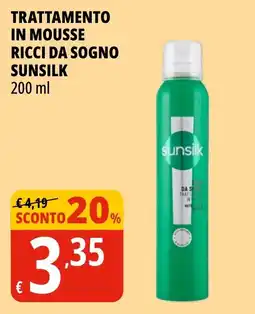 Tigros Trattamento in mousse ricci da sogno Sunsilk offerta