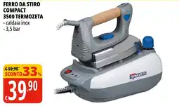 Tigros Ferro da stiro compact Termozeta offerta