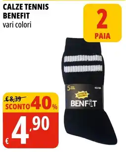 Tigros Calze tennis Benefit offerta