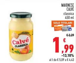 Conad Maionese Calvé classica offerta