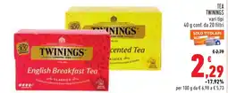 Conad Twinings English Breakfast Tea offerta