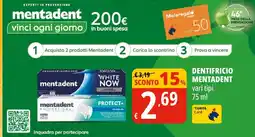 Tigros Dentifricio Mentadent offerta