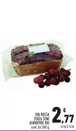 Conad Uva Rossa Senza Semi Almaverde Bio offerta