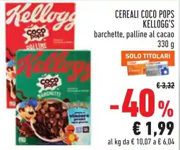 Conad Cereali Coco Pops Kellogg's offerta