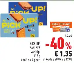 Conad Pick Up! Bahlsen offerta