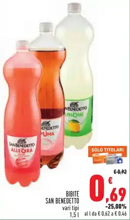 Conad Bibite San Benedetto offerta