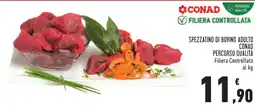 Conad Spezzatino di bovino adulto CONAD offerta