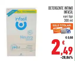 Conad Detergente intimo Infasil Neutro offerta