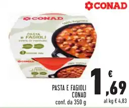 Conad Pasta e fagioli Conad offerta