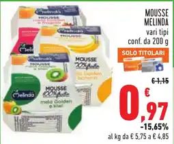Conad Mousse Melinda offerta
