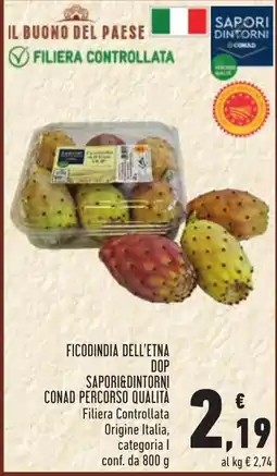 Conad Ficodindia dell'Etna DOP Sapori&Dintorni offerta