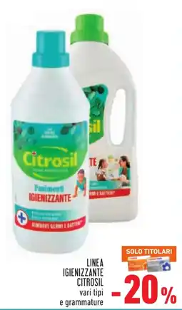 Conad Linea igienizzante Citrosil offerta
