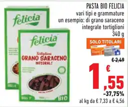 Conad Pasta bio Felicia offerta