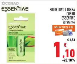 Conad Protettivo labbra Conad Essentiae idratante offerta