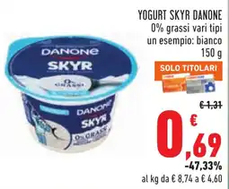 Conad Yogurt Skyr Danone offerta